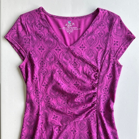 Kühl Pink Verona Dress Ruched Sheath Mini Dress Sz S - Picture 4 of 16